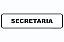 Placa de Identificação Secretaria - 30x8cm - Imagem 1