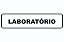 Placa de Identificação Laboratório - 30x8cm - Imagem 1