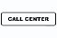 Placa de Identificação Call Center - 30x8cm - Imagem 1