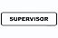 Placa de Identificação Supervisor - 30x8cm - Imagem 1