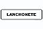 Placa de Identificação Lanchonete - 30x8cm - Imagem 1