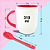Caneca com colher Mickey e Minnie I Love You - Imagem 5