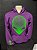 Moletom Roxo Estampa ET 3D Verde - Imagem 1