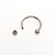 Piercing Ferradura em Aço PVD Colors 12mm - Imagem 3