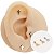 Piercing Microbell Reto em Aço PVD Cruz Lisa - Imagem 1