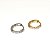 Piercing Argola Clicker em Aço PVD Tubo Meia - Imagem 2