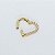 Piercing Argola em Titânio Clicker PVD Coração Perfeito - Imagem 5