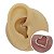 Piercing Argola em Titânio Clicker PVD Coração Perfeito - Imagem 1