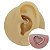 Piercing Argola em Titânio Clicker PVD Coração Perfeito - Imagem 3
