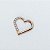 Piercing Argola em Titânio Clicker PVD Coração Perfeito - Imagem 6