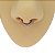 Piercing Argola Clicker em Aço PVD Rosé Neck - Imagem 2