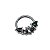 Piercing Argola Clicker em Aço PVD Morcego Yuhan - Imagem 6
