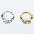 Piercing Argola Clicker em Aço PVD Trilly - Imagem 2