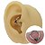 Piercing Argola Clicker em Titânio Triangle - Imagem 1