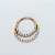 Piercing Argola Clicker em Titânio PVD Balaustre - Imagem 3