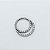 Piercing Argola Clicker em Titânio PVD Balaustre - Imagem 4