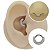 Piercing Argola Clicker em Titânio PVD Double - Imagem 1