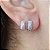 Brinco Argola Folheado Clicker Snake Skin - Imagem 1