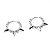 Brinco Argola Folheado Clicker Trend Spikes - Imagem 7