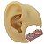 Piercing Argola Clicker em Titânio PVD Bumb - Imagem 1
