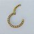Piercing Argola Clicker em Titânio PVD com Opala - Imagem 6