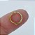 Piercing Argola Clicker em Titânio PVD com Opala - Imagem 4