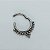 Piercing Argola Clicker em Titânio PVD Indie B Clicker - Imagem 8