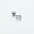 Piercing Microbell Reto em Aço PVD Coração Bola 4mm - Imagem 6