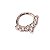 Piercing Argola Click em Titânio PVD Cristais Ree - Imagem 3