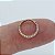 Piercing Argola Clicker Clicker em Titânio PVD 1,0mm Zircônia - Imagem 2