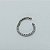 Piercing Argola Clicker Clicker em Titânio PVD 1,0mm Zircônia - Imagem 5