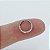 Piercing Argola Clicker Clicker em Titânio PVD 1,0mm Zircônia - Imagem 3