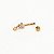 Piercing Banana em Prata 925 Estrela Pin - Imagem 2