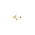 Piercing Microbell em Prata 925 Abelha - Imagem 6