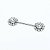 Piercing Mamilo Plug em Aço PVD Sunflower - Imagem 3