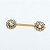 Piercing Mamilo Plug em Aço PVD Sunflower - Imagem 5