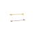 Piercing Barbell em Ouro 14k Basic - Imagem 1