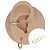 Piercing Argola Clicker em Ouro 18K Base Reta - Imagem 1