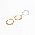 Piercing Argola Clicker em Ouro 18K Base Reta - Imagem 2