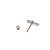 Piercing Microbell em Ouro 18K Cascata 3 Flor - Imagem 6