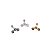 Piercing Microbell em Ouro 18K Cascata 3 Flor - Imagem 3