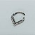 Piercing Argola em Titânio PVD Clicker Vicky Balls - Imagem 6