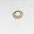 Piercing Argola Click em Titânio PVD Double Zircônias - Imagem 6