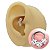 Piercing Argola Click em Titânio PVD Triple Flor - Imagem 1