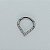 Piercing Argola Clicker em Titânio PVD Vicky - Imagem 6