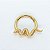 Piercing Argola Clicker em Aço PVD Cobra - Imagem 4