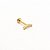Piercing Labret Cascata em Titânio PVD Curve - Imagem 3