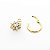 Piercing Argola Clicker em Prata 925 Pingente Sun Point - Imagem 6