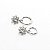 Piercing Argola Clicker em Prata 925 Pingente Sun Point - Imagem 5