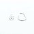Piercing Argola Clicker em Prata 925 Pingente Flory - Imagem 4